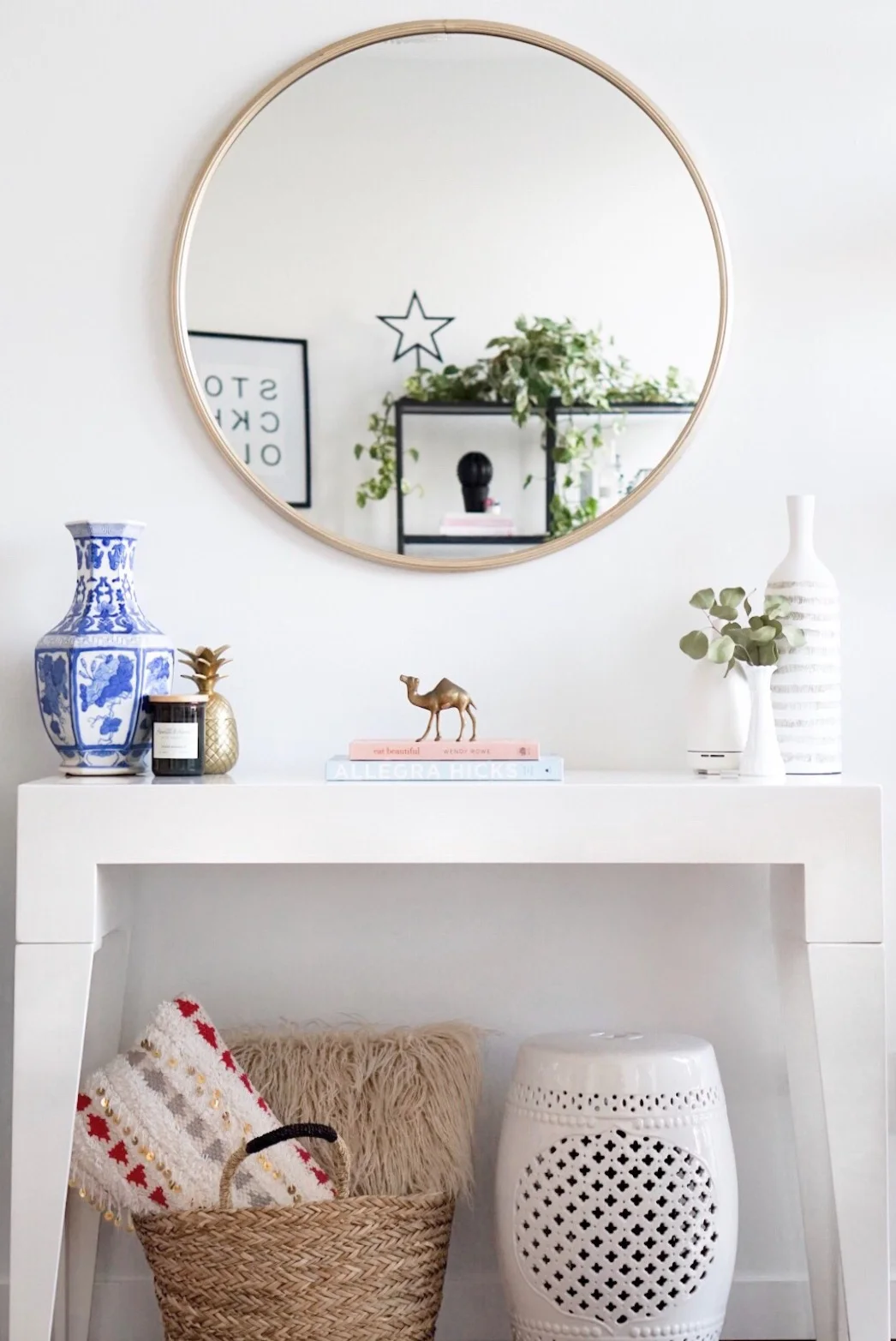 Before & After: My Console Table