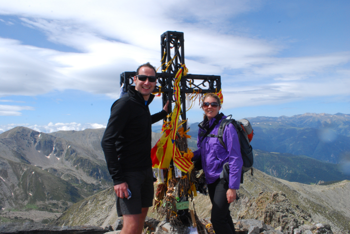 The summit of the Canigou in the Pyrenees