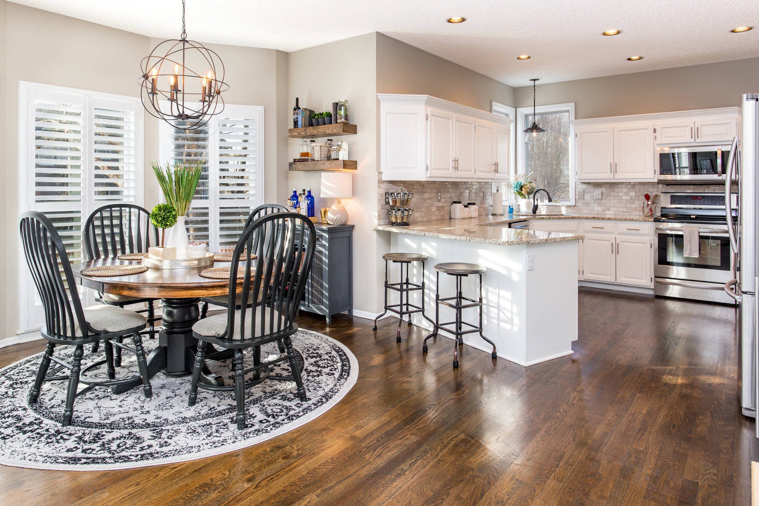 Buyers will generally be sympathetic to the fact a home is still lived in, but the more clutter that can go, the better.