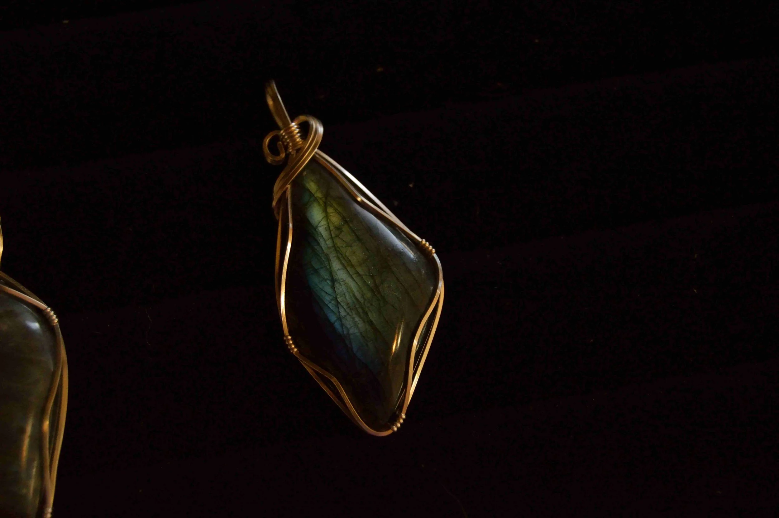 Copper Wrapped Labradorite