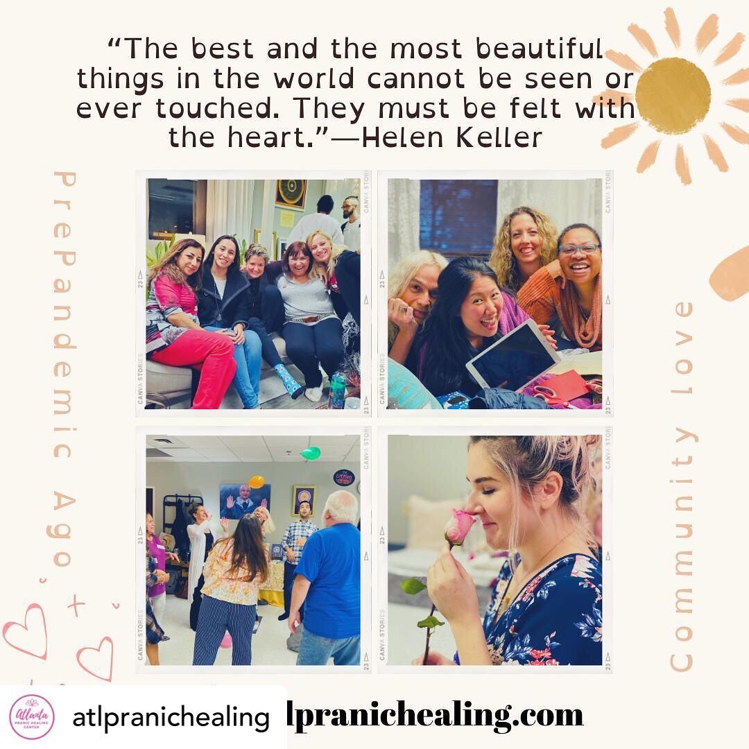 Posted @withregram &bull; @atlpranichealing As we approach Founder's, I just want to share my sincerest gratitude toward the community. This family... we have found family with each other. The Community's love is so healing, supportive and inspiring.