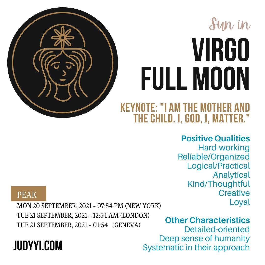 Ya'll, let's get on our Inner Virgos! If you need help with getting your sh*t done ('x~cuse my language ^_*~), then it's the perfect time to absorb the positive qualities of Virgo.

Let's absorb the positive qualities of this full moon during the nex