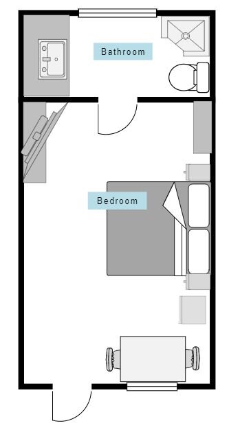 example room layouts include bedroom, closet, balcony, and bathroom 2 of 3