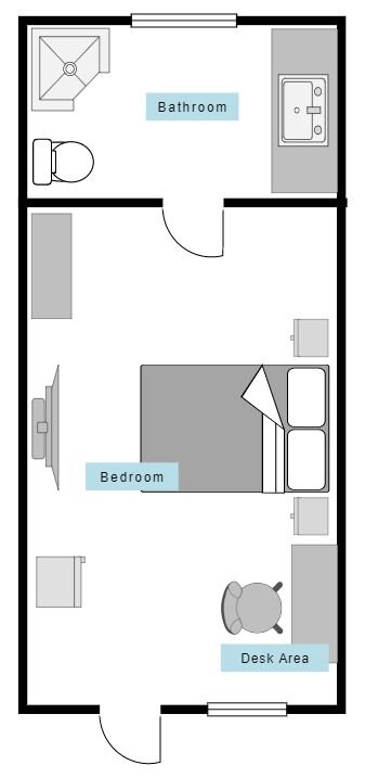 example room layouts include bedroom, closet, and bathroom 7 of 10