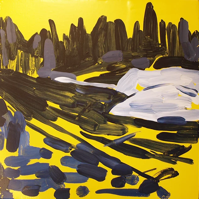 Down the river, 2011, acrylic on canvas