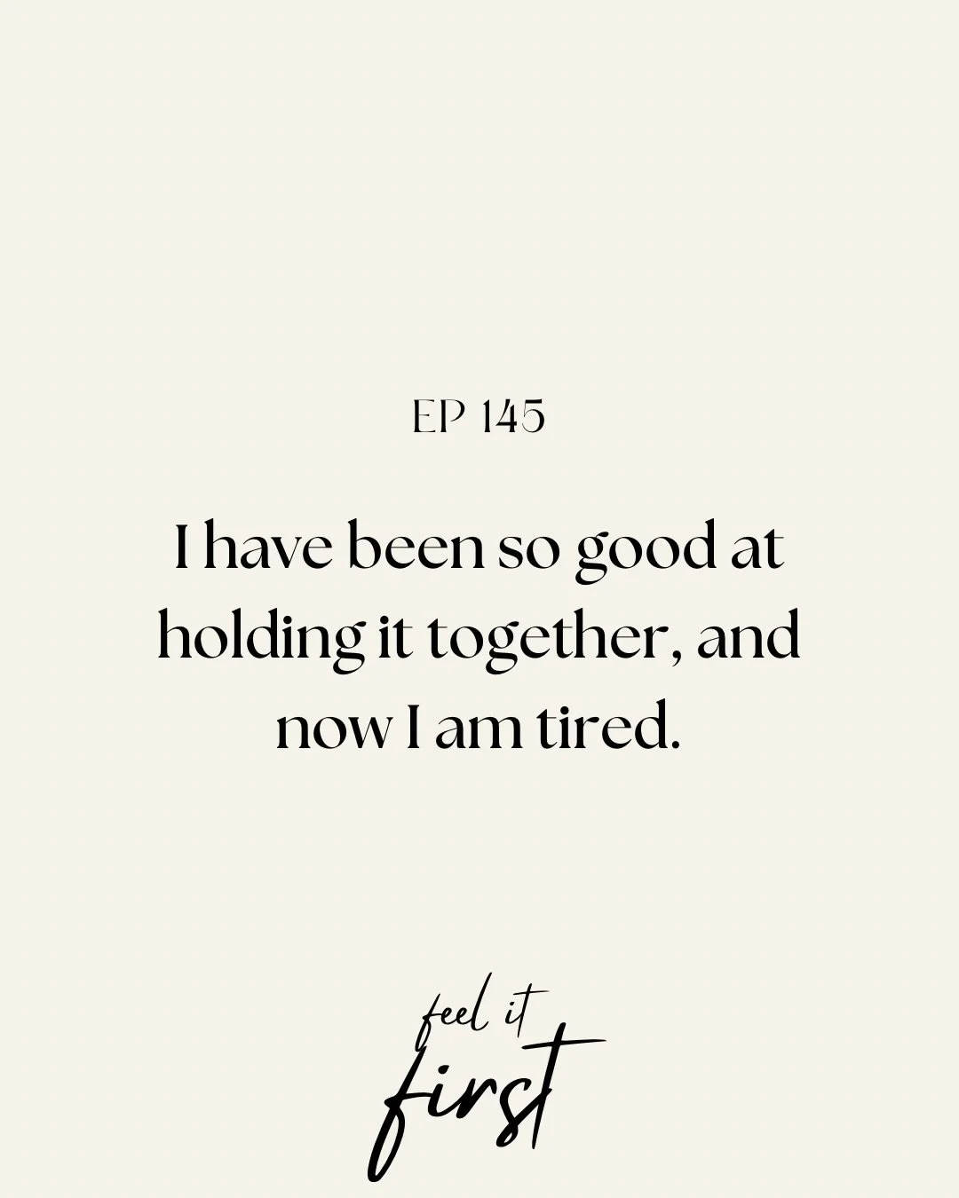 If you have ever found yourself thinking, nothing is actually wrong, so why am I so exhausted, this episode is for you.

You know...the bone-deep kind of tired. The kind that sits underneath.

For a lot of high functioning women (hi, it&rsquo;s me), 
