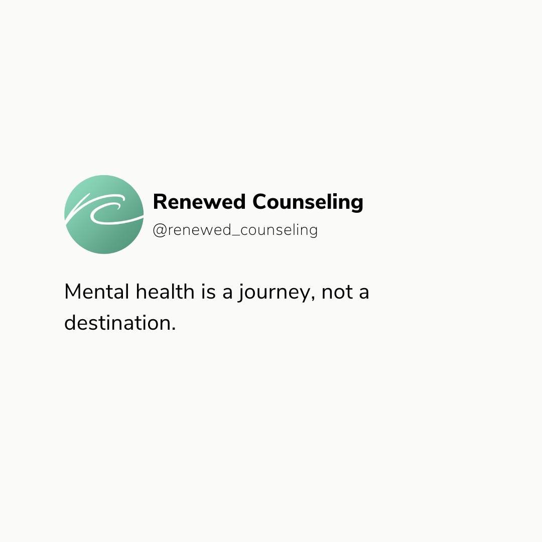 Mental health is not a destination, but a journey. It's about finding peace amidst the storms and grace in the midst of struggles.🤍

#christiancounseling #renewedcounseling #christiancounselor #melbournecounseling #virtualchristiancounseling #mental
