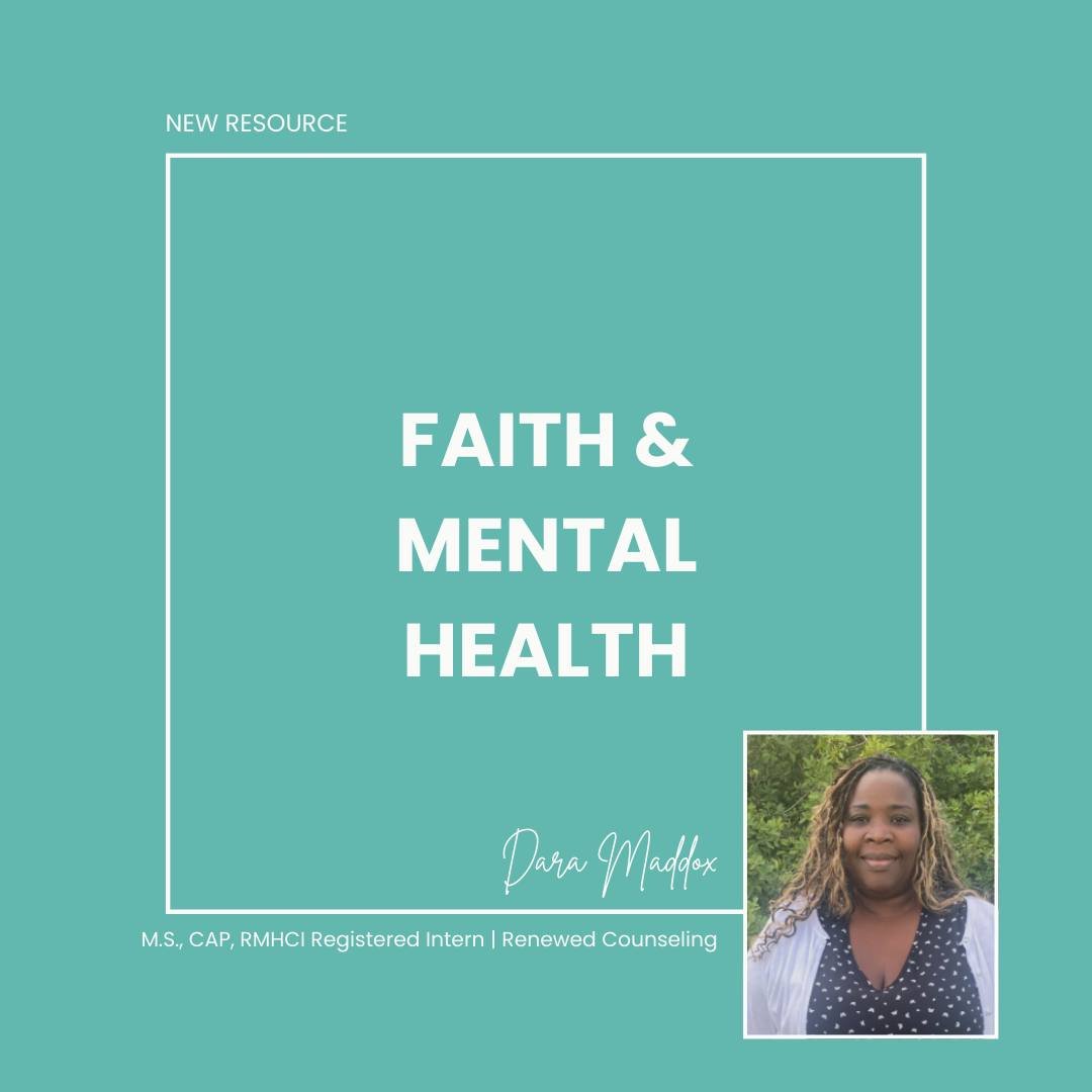 NEW RESOURCE✨ Faith &amp; Mental Health now available🤍 Learn more at through the link in our bio!

#christiancounseling #renewedcounseling #christiancounselor #melbournecounseling #virtualchristiancounseling #mentalhealthmatters #counselingmatters #