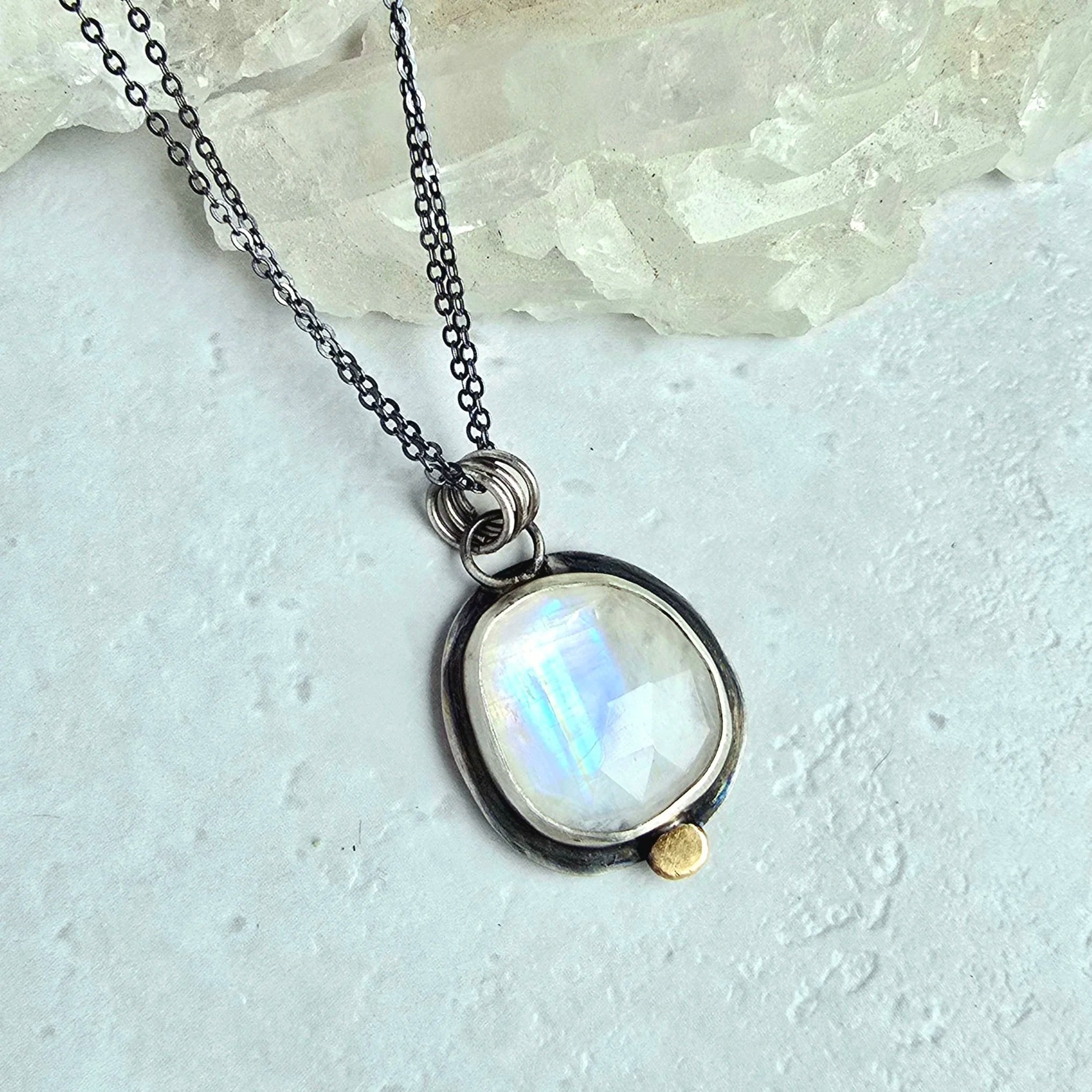 Moonstone Pendant Necklace