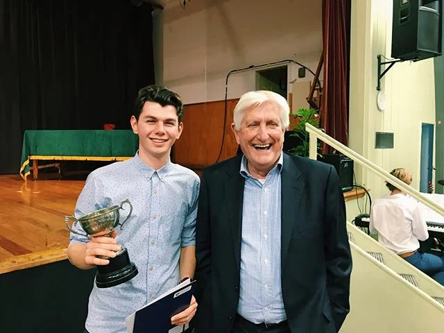 prizegiving last night with the man himself!
