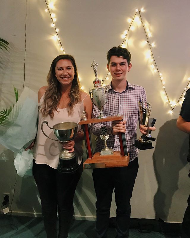 last sports dinner! cheers to the boys for pulling through with team of the year 💯🤽‍♂️💥 #greenandgold