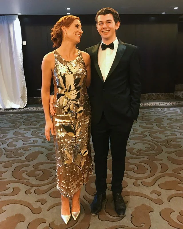 a lovely evening at the nz business hall of fame cheers @youngentnz @samanthahayes 🥂