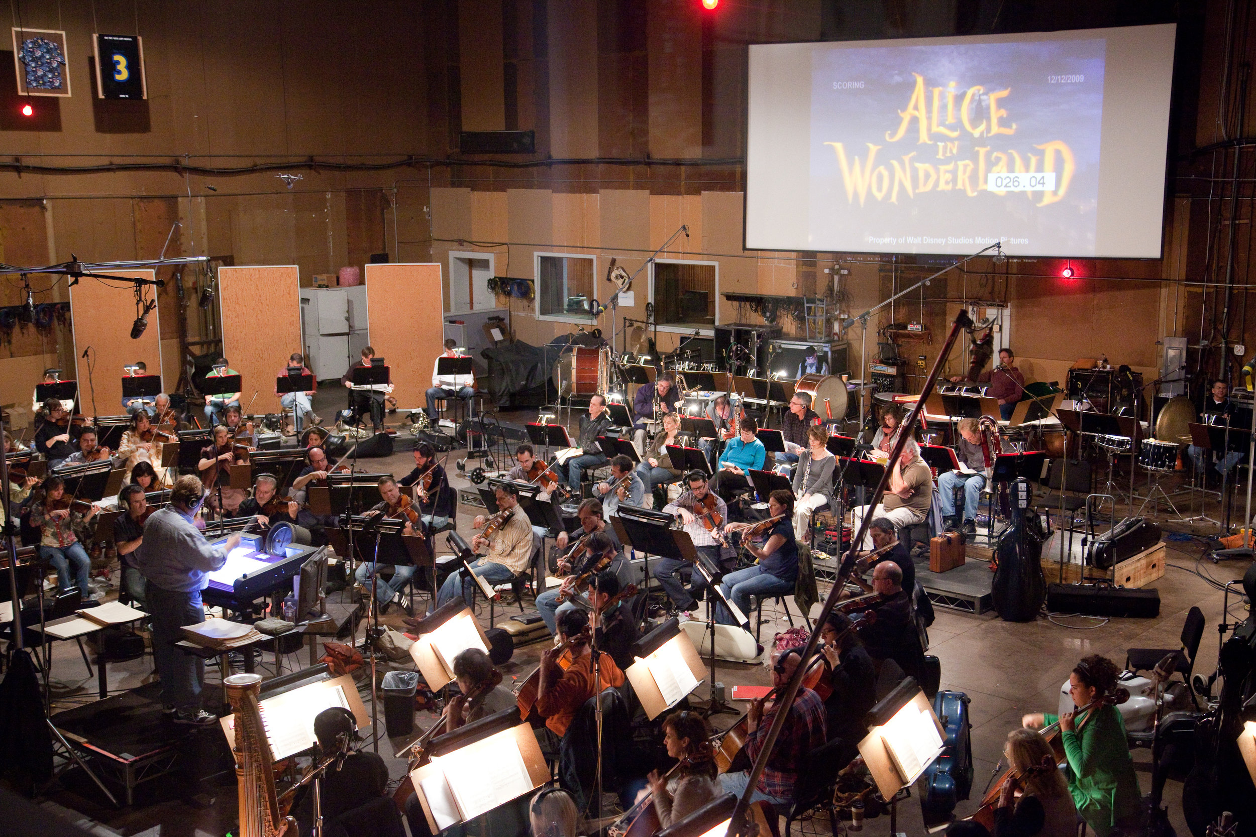 Alice in Wonderland Scoring Session (2010)