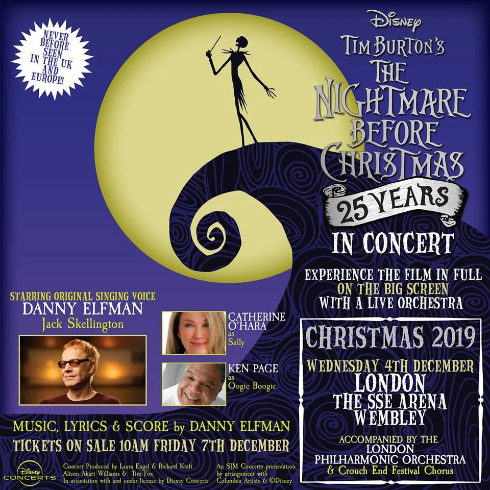 Nightmare Before Christmas Concert 2022 London: Nightmare Before Christmas Live — Danny Elfman