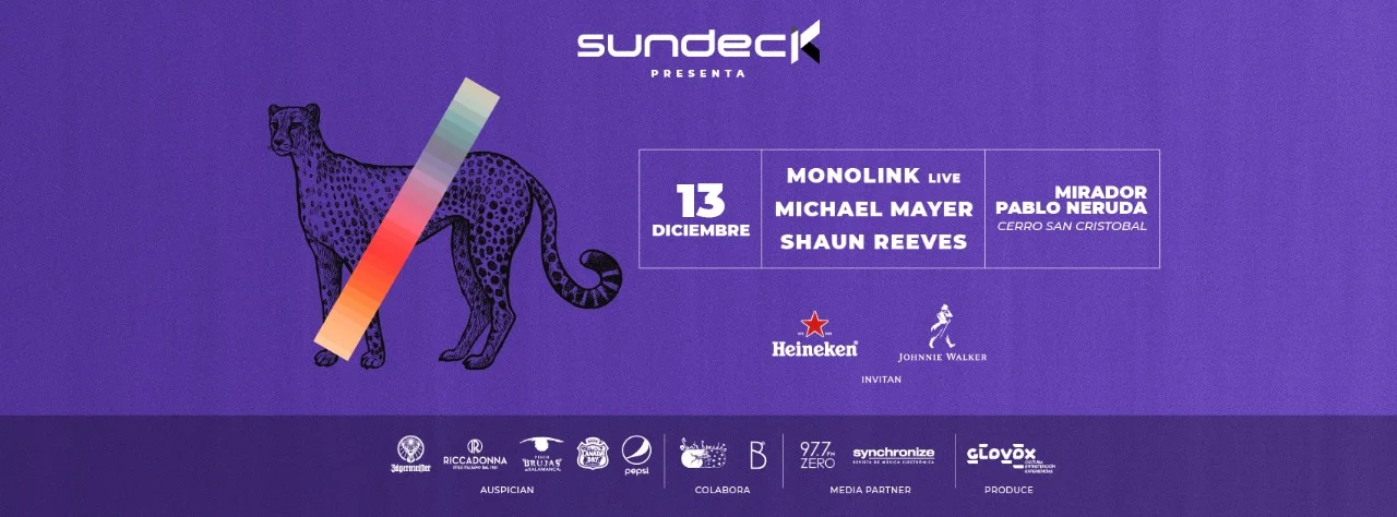 Sundek presents Monolink | Michael Mayer | Shaun Reeves in Chile