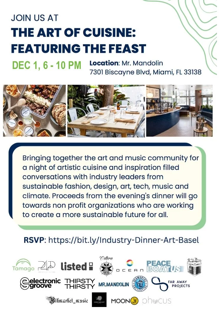 The Art of Cuisine : Industry Dinner, Art Basel Edition