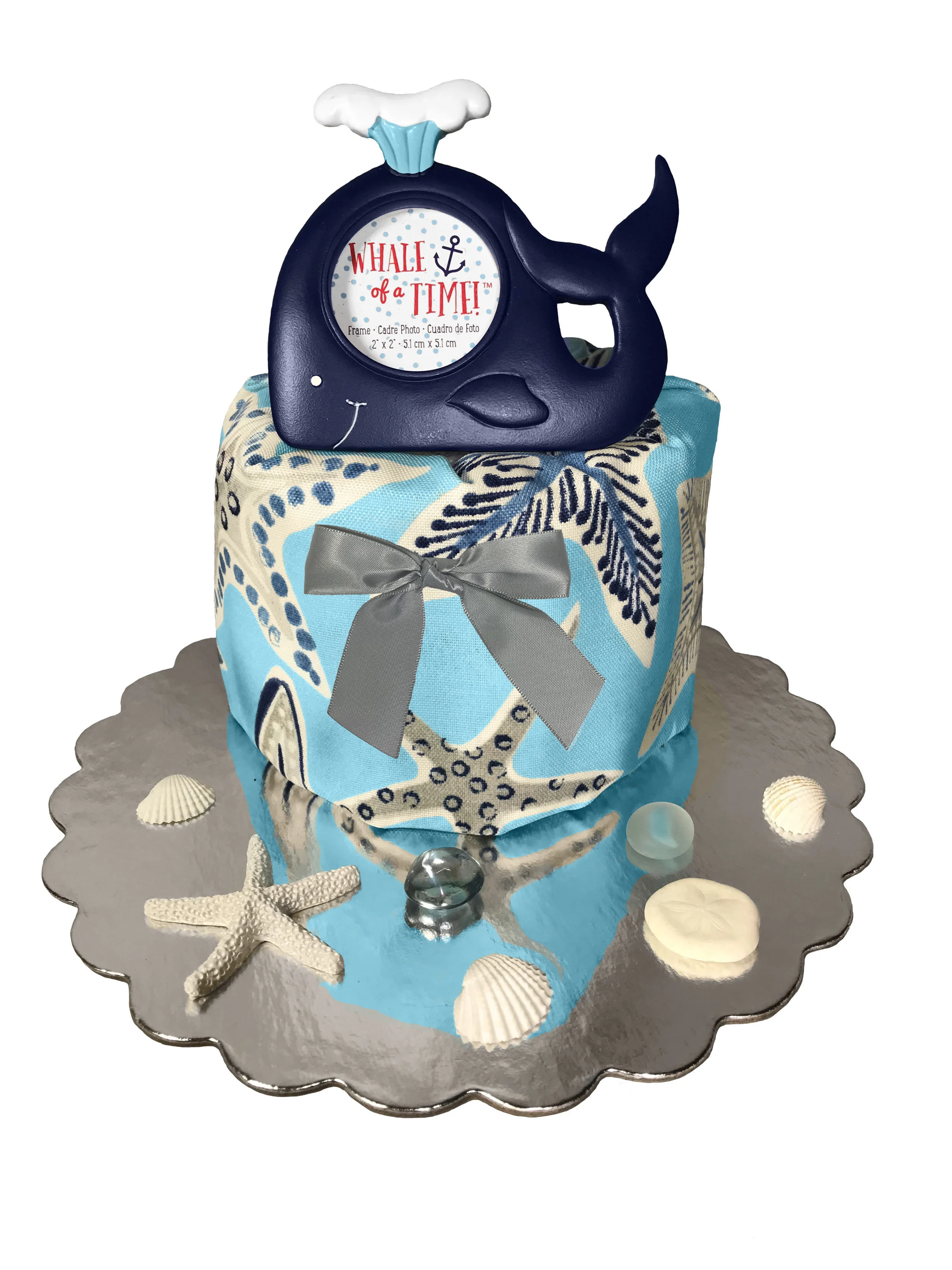 nautical diaper cake