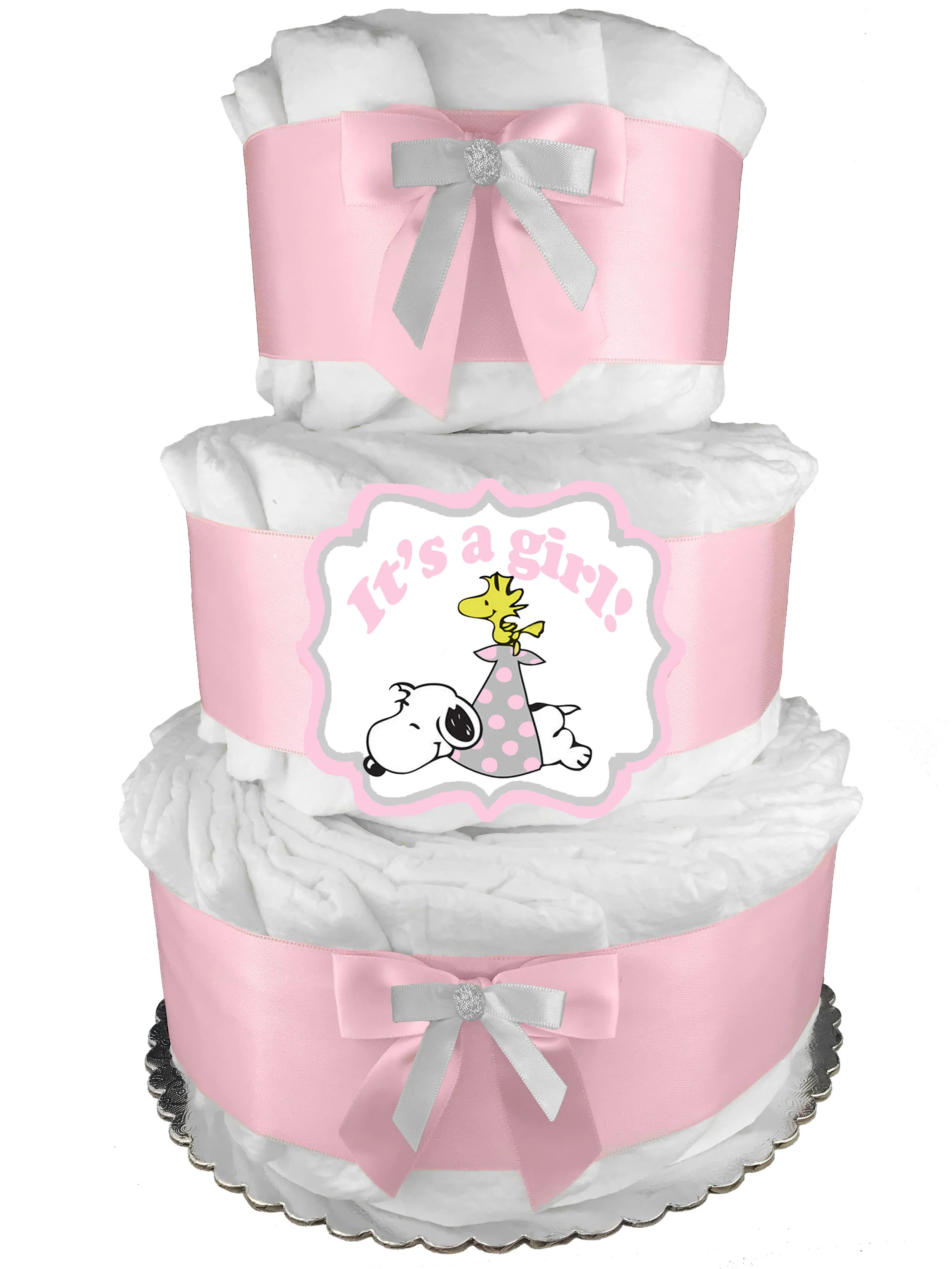 snoopy diaper cake