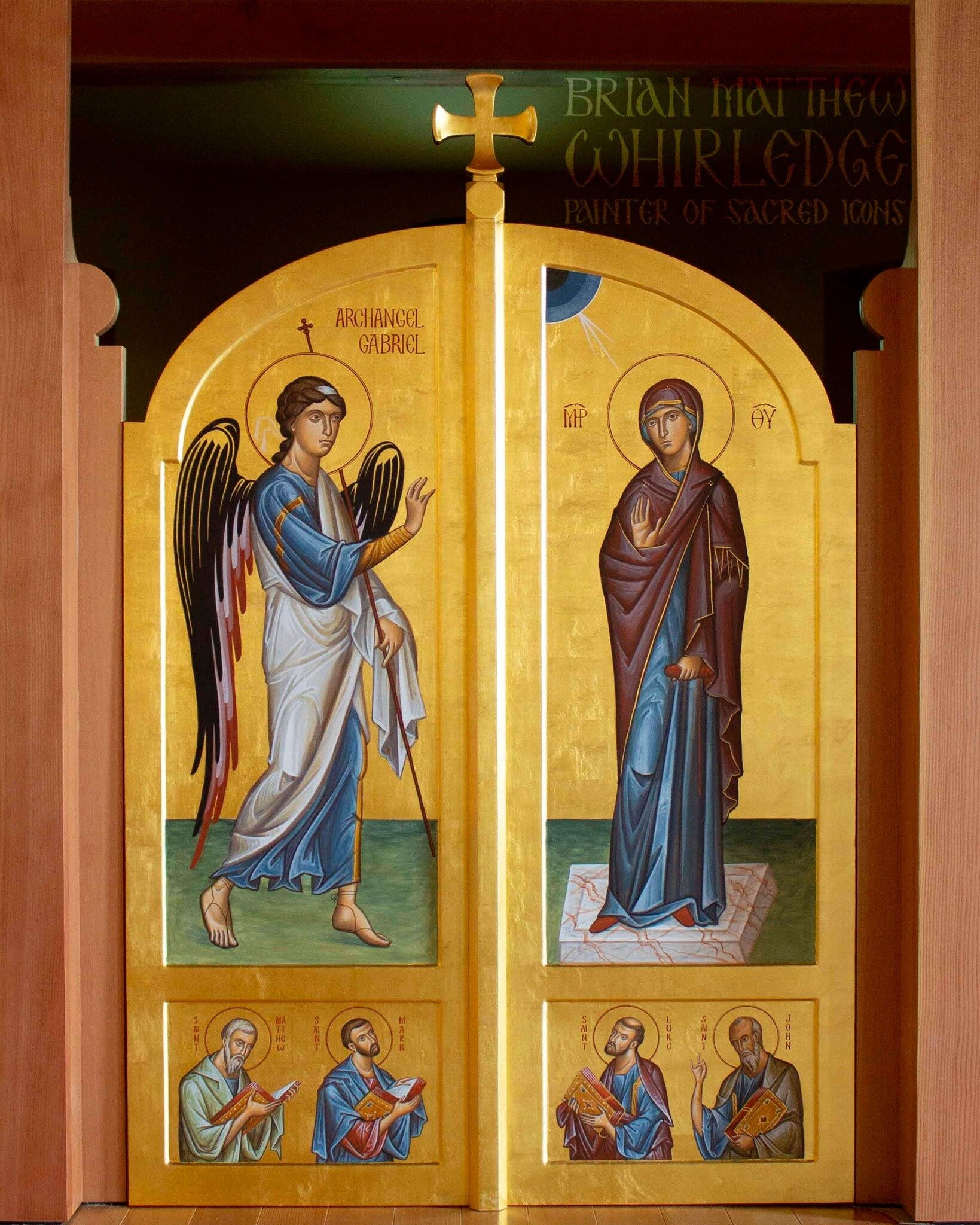 The Annunciation of the Most Holy Theotokos
.
In the sixth month the angel Gabriel was sent from God to a city of Galilee named Nazareth, to a virgin betrothed to a man whose name was Joseph, of the house of David; and the virgin's name was Mary. And