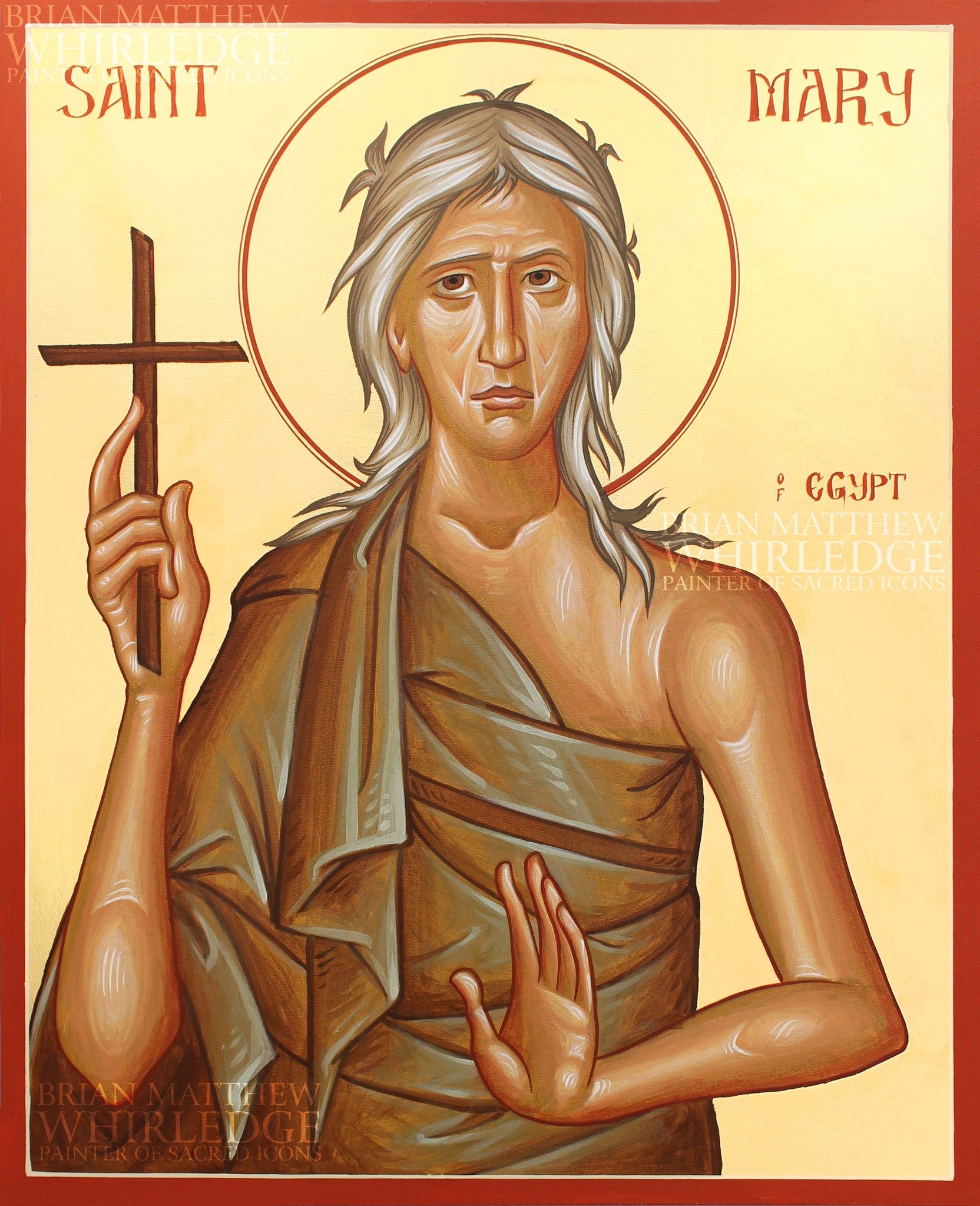 Saint Mary of Egypt (+522) is the great model of repentance. She was a great ascetic who repented of her former sinful life to live in the harsh Jordanian desert for 47 years.
.
In you, O Mother, was preserved with exactness what was according to the