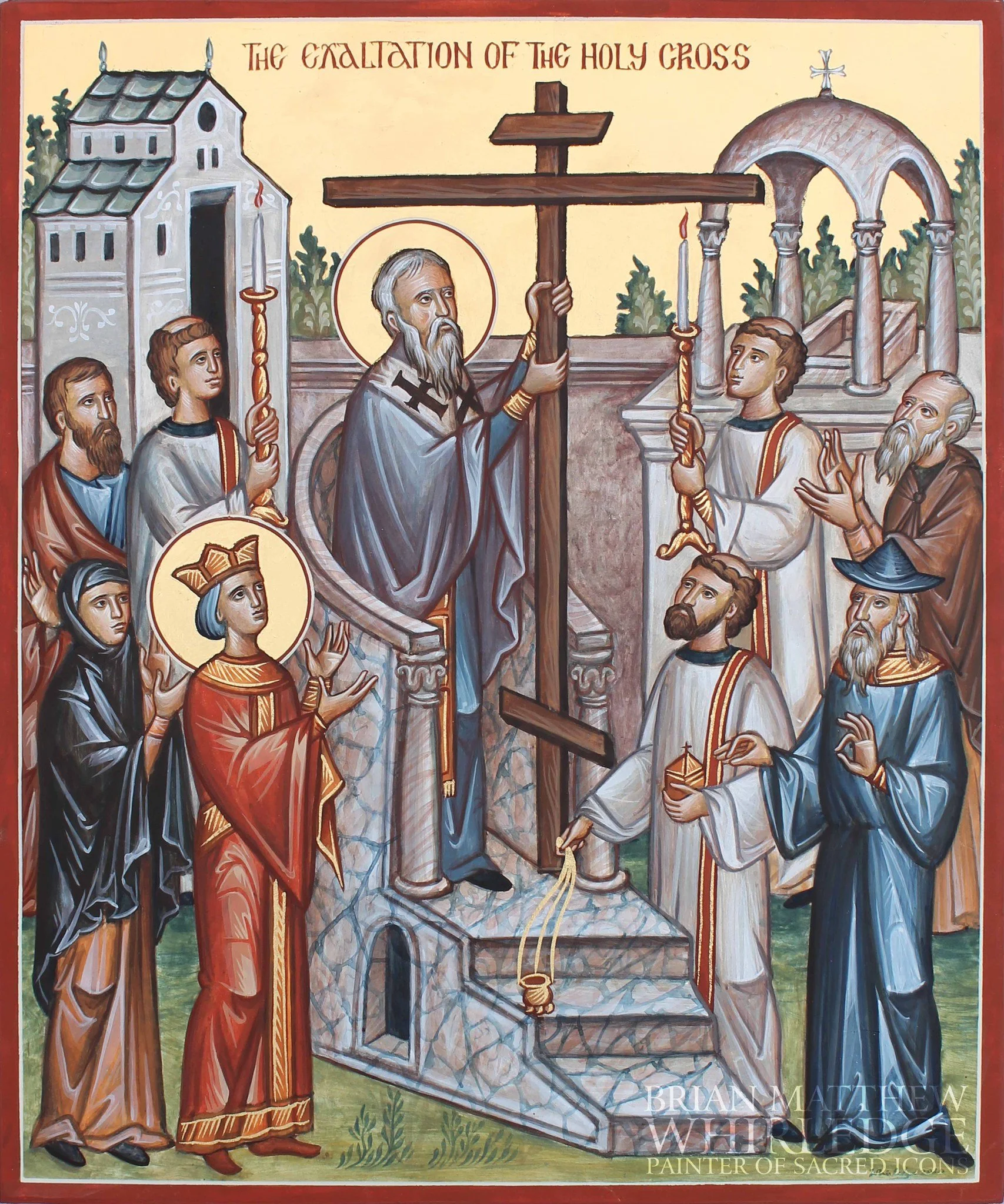 On September 14 in the Holy Orthodox Church we commemorate the Elevation (Exaltation) of the Honored and Life-giving Cross.
.
Creation, seeing the Cross highly exalted,
Offereth Thee high praise in its throat, O Savior.
On the fourteenth the Cross&rs