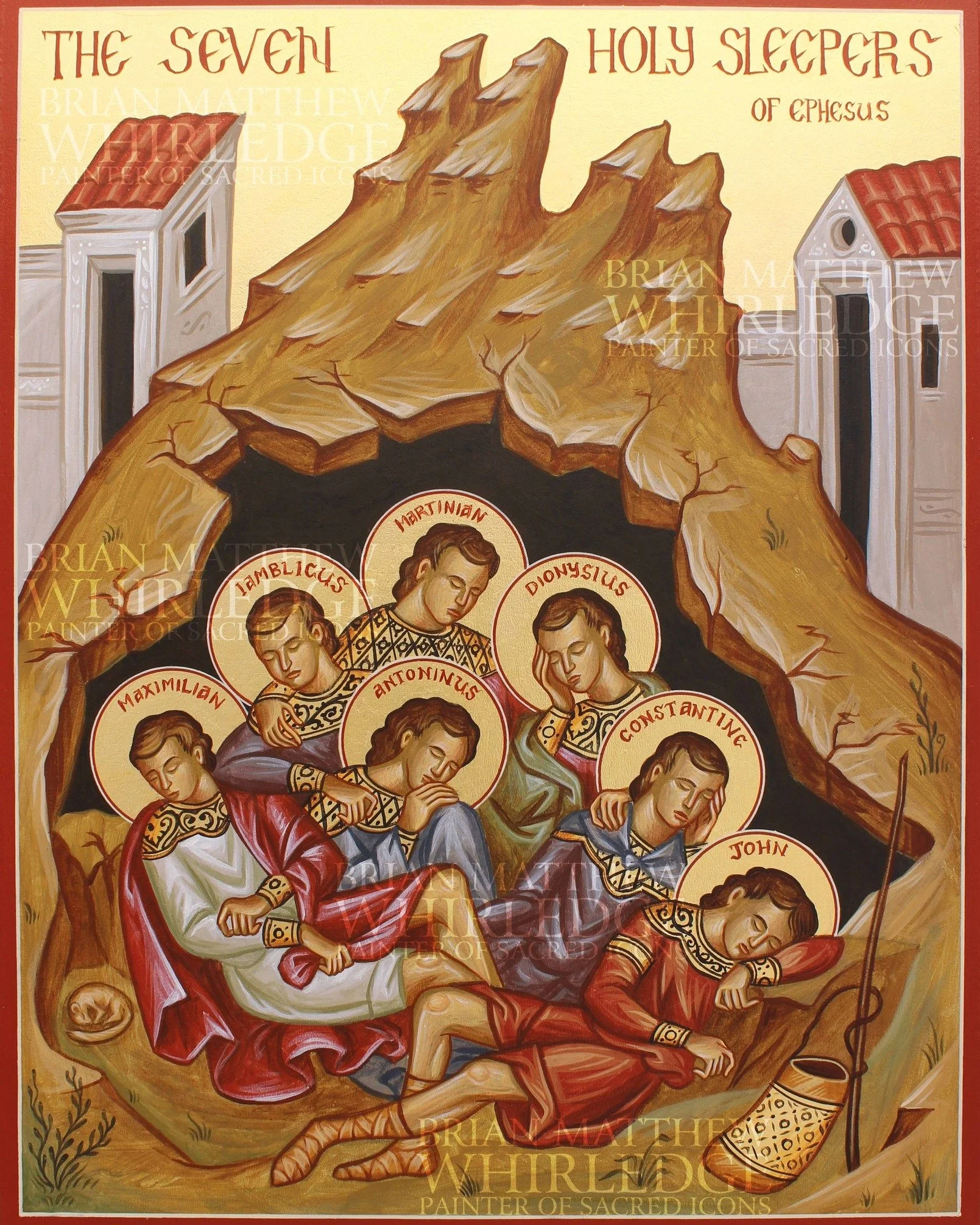 Today we remember the Seven Holy Sleepers of Ephesus. These seven Christian youths were of noble lineage and were persecuted during the reign of Decius (around AD 250). Preparing for martyrdom, they were praying in a cave outside Ephesus, when soldie