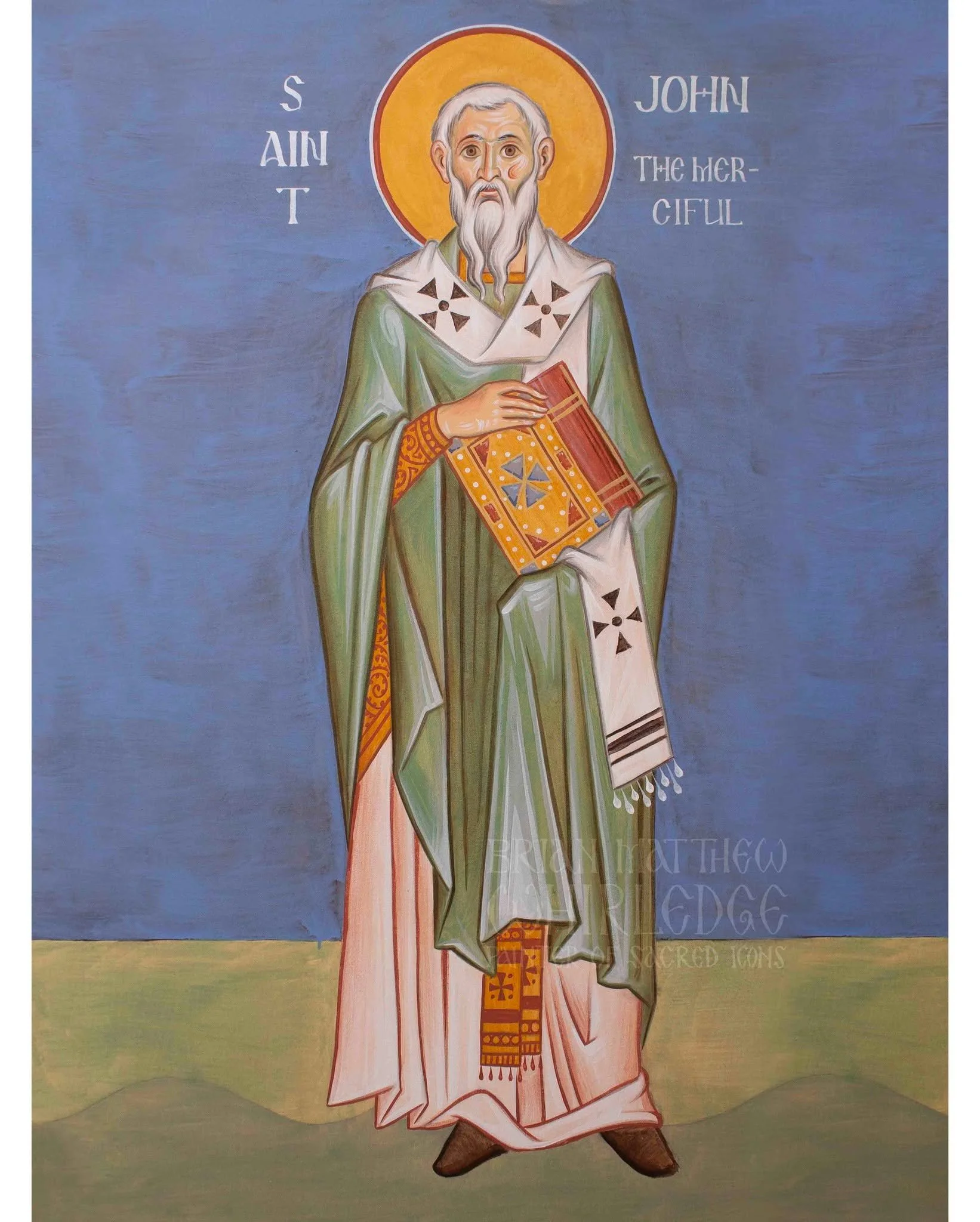 Saint John The Merciful, Patriarch Of Alexandria
St. John was born on Cyprus, son of Prince Epiphanius, raised as a true Christian from childhood. At the insistence of his parents, he married and had children. However, by God's providence, his wife a