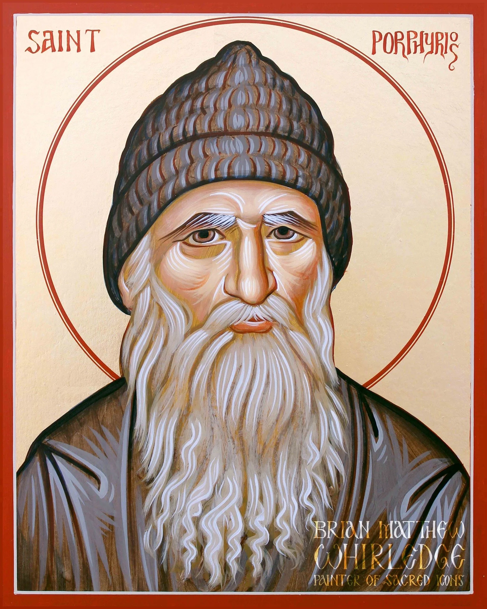 Saint Porphyrios, a great saint of our times, reposed on December 2, 1991. He was a priest in a hospital in the center of Athens, using his spiritual gifts of healing and clairvoyance to bring physical and spiritual healing to many in the city.
.
&ld