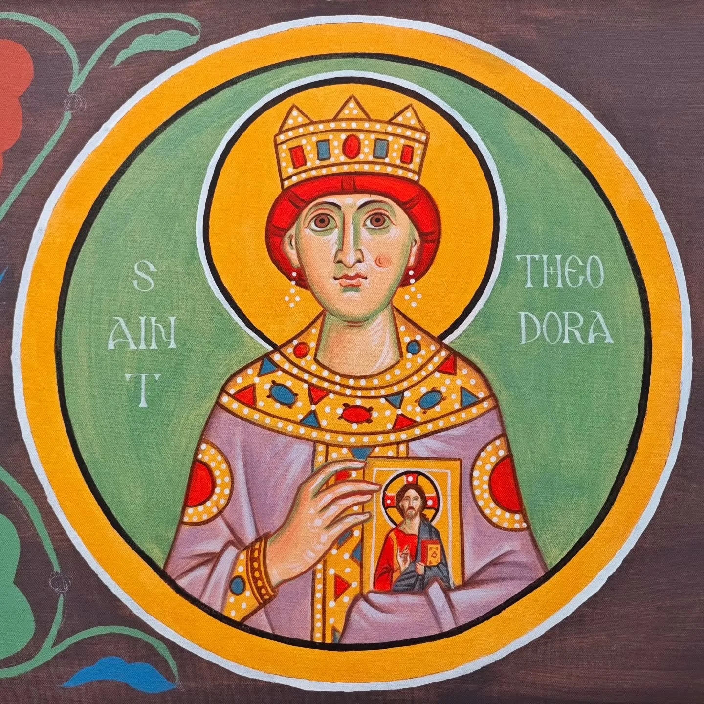 On this same day, the First Sunday of the Fast, we make remembrance of the restoration of the holy and venerable Icons, which took place through the ever-memorable Sovereigns of 
Constantinople, Michael and his mother, Theodora, during the patriarch