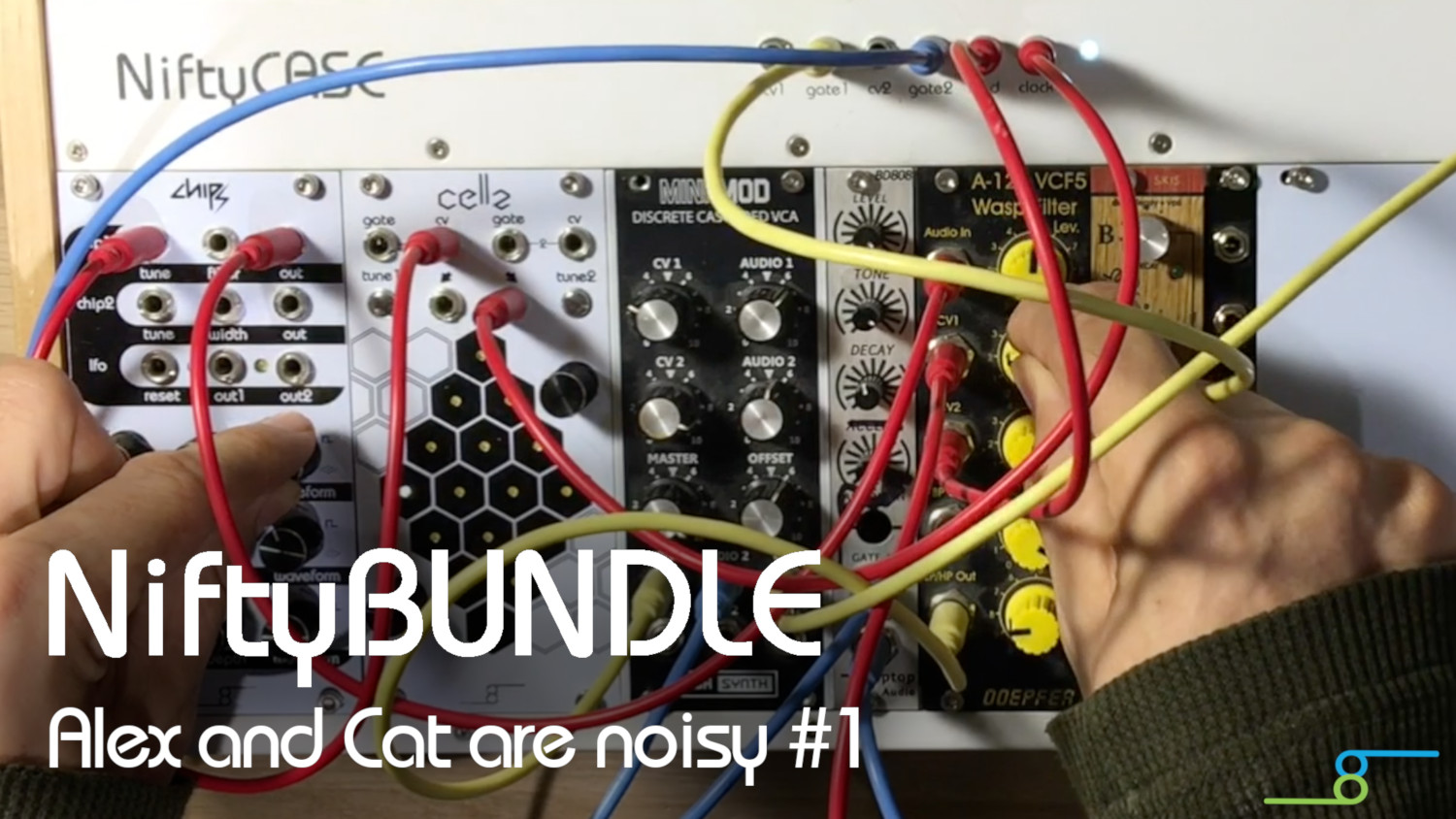 NiftyCASE - Affordable Powered 84hp Eurorack Modular Synthesizer