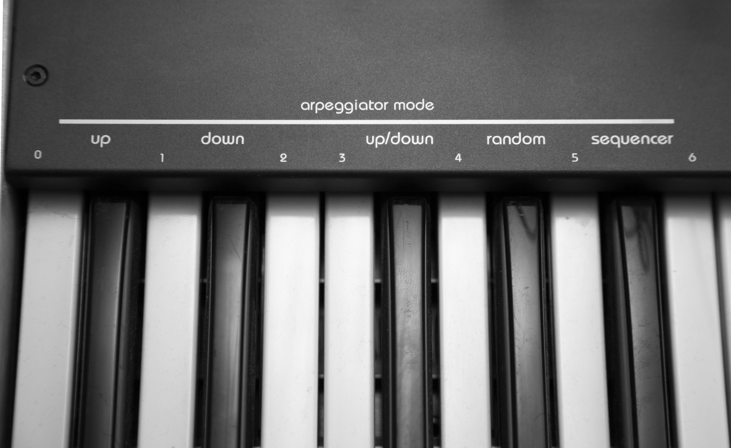  multi-mode arpeggiator mode selection 