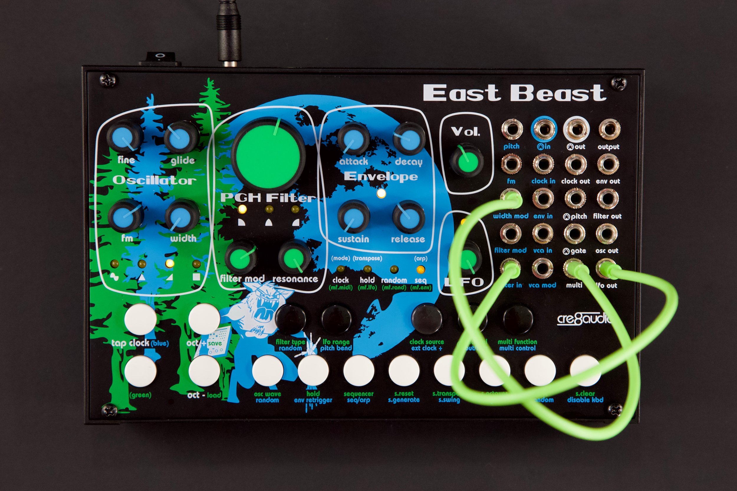East Beast - Semi-Modular East Coast Style Synthesizer