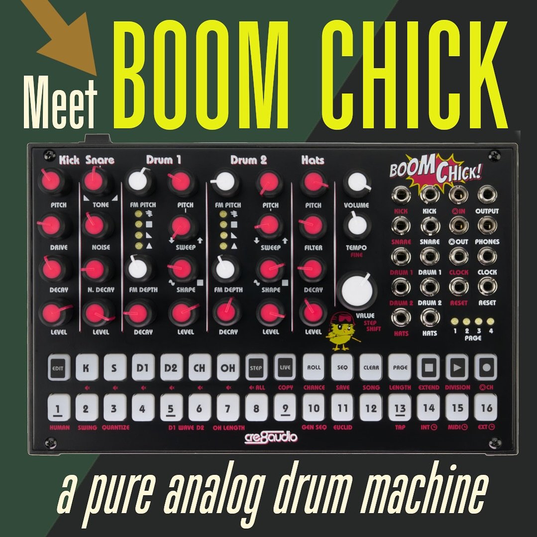 Woohoo new! Check out pure analog drum goodness at our website and more!