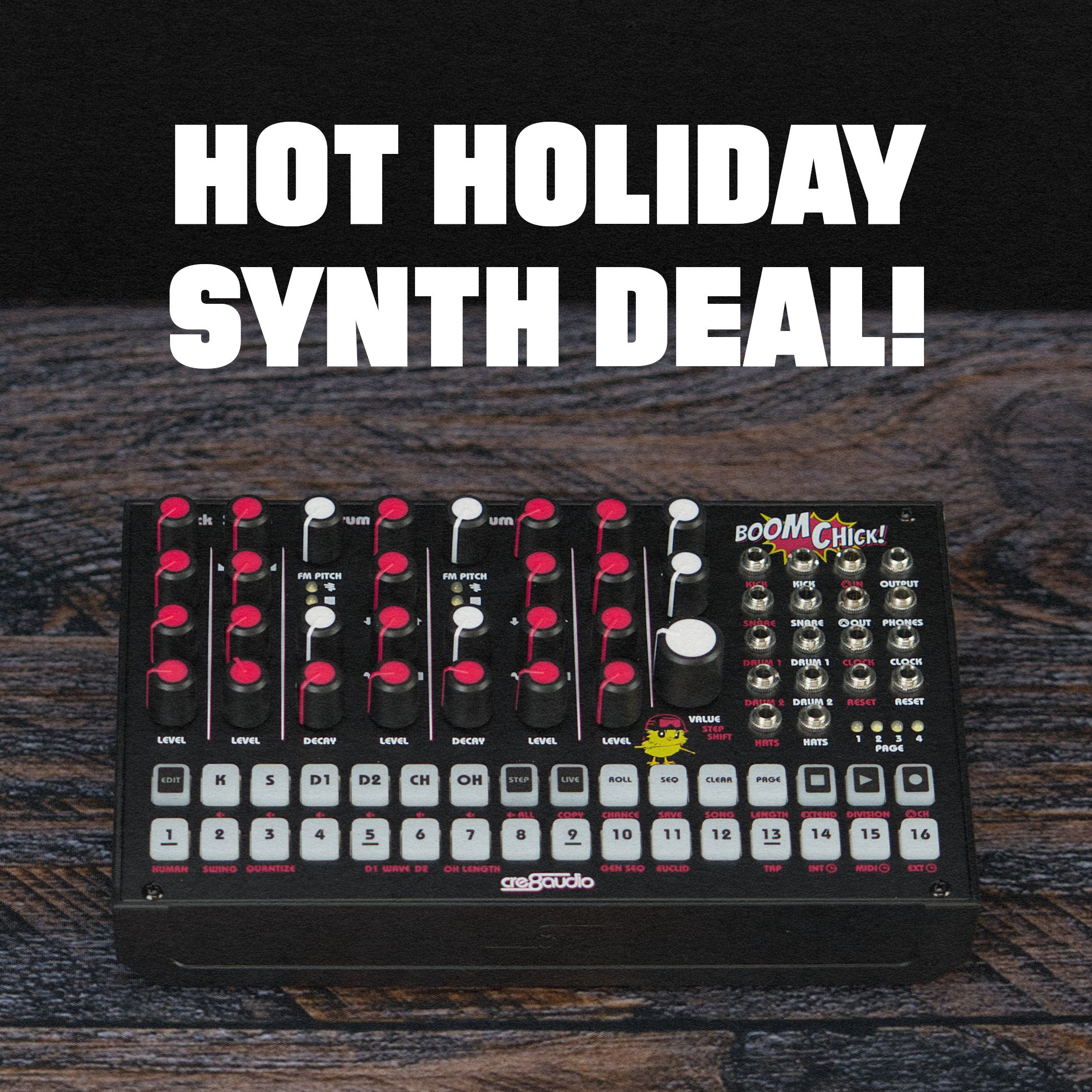 Boom Chick - Pure Analog Drum Machine