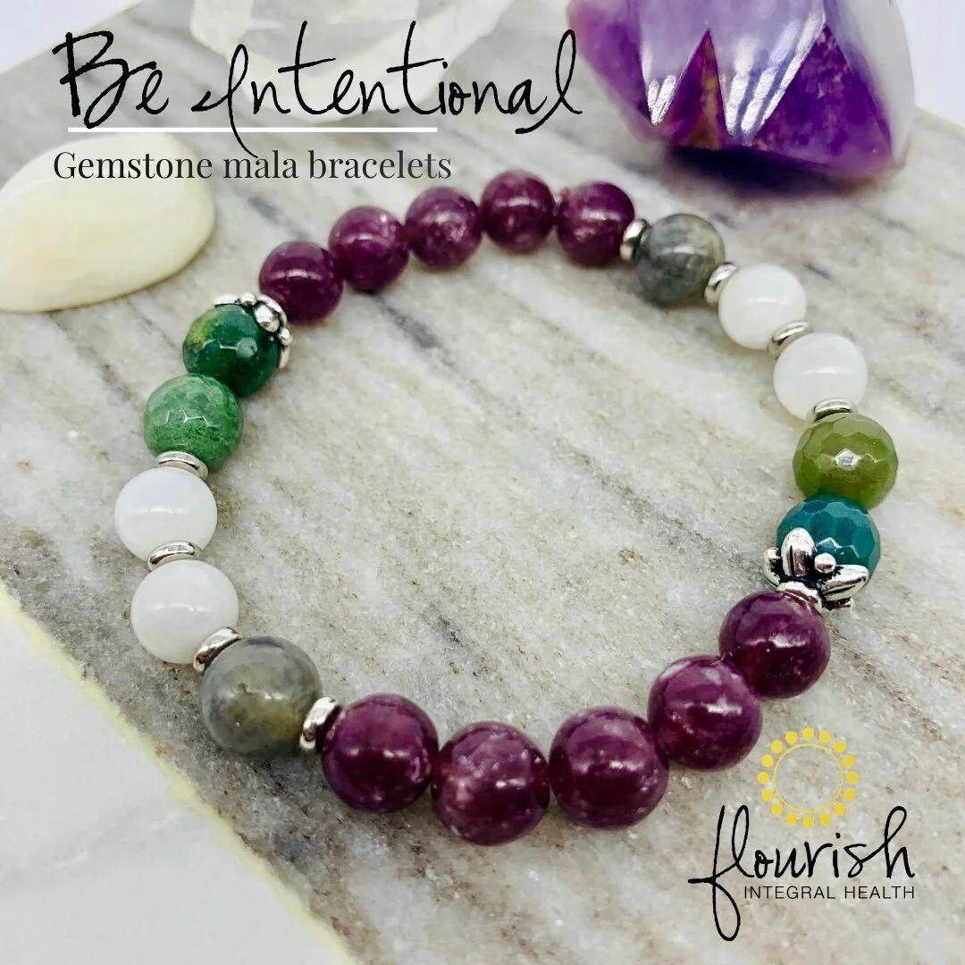 BE Intentional Mala bracelet