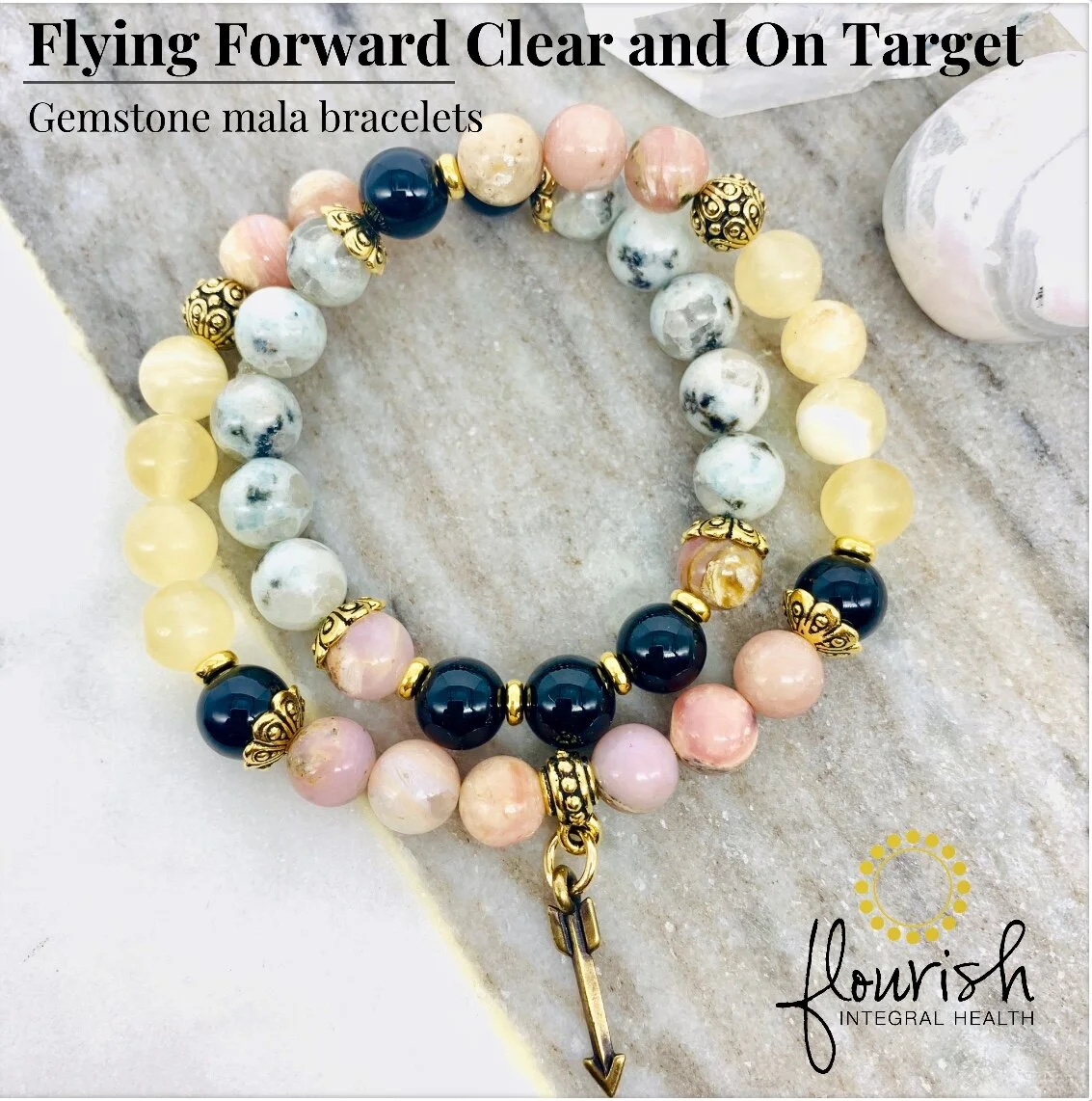 Flying Forward Mala Bracelet
