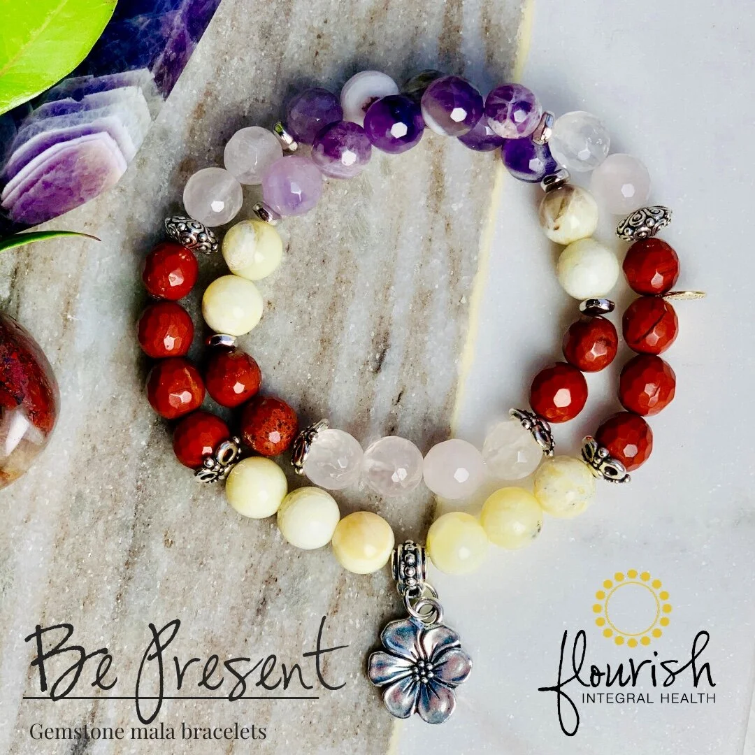 Be Beautifully Present Mala Bracelet