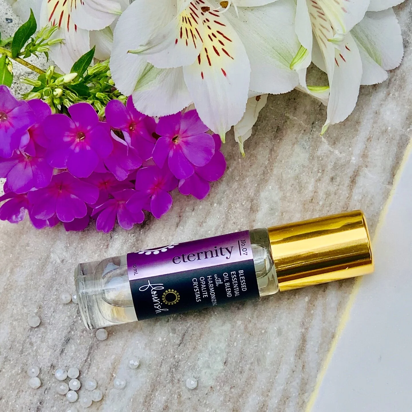 Eternity Essential Oil Blend with Opalite Crystals