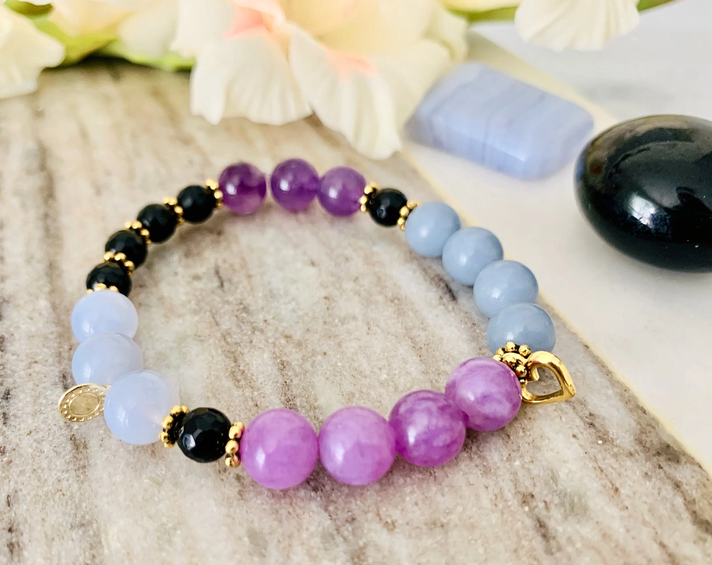 Grounded, Centered, and Calm Mala Bracelet
