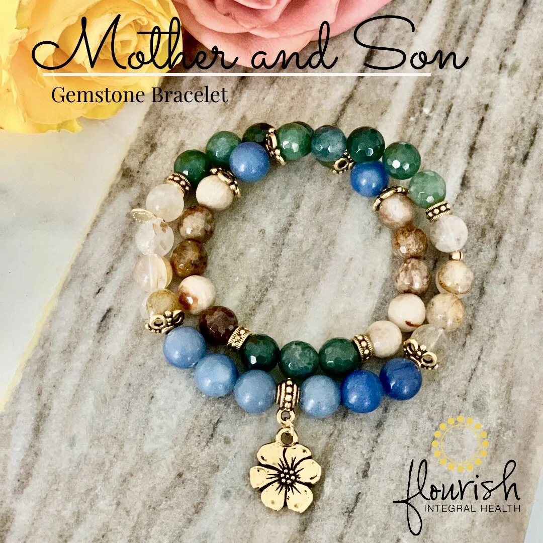 Mother and Son Mala Wrap Bracelet