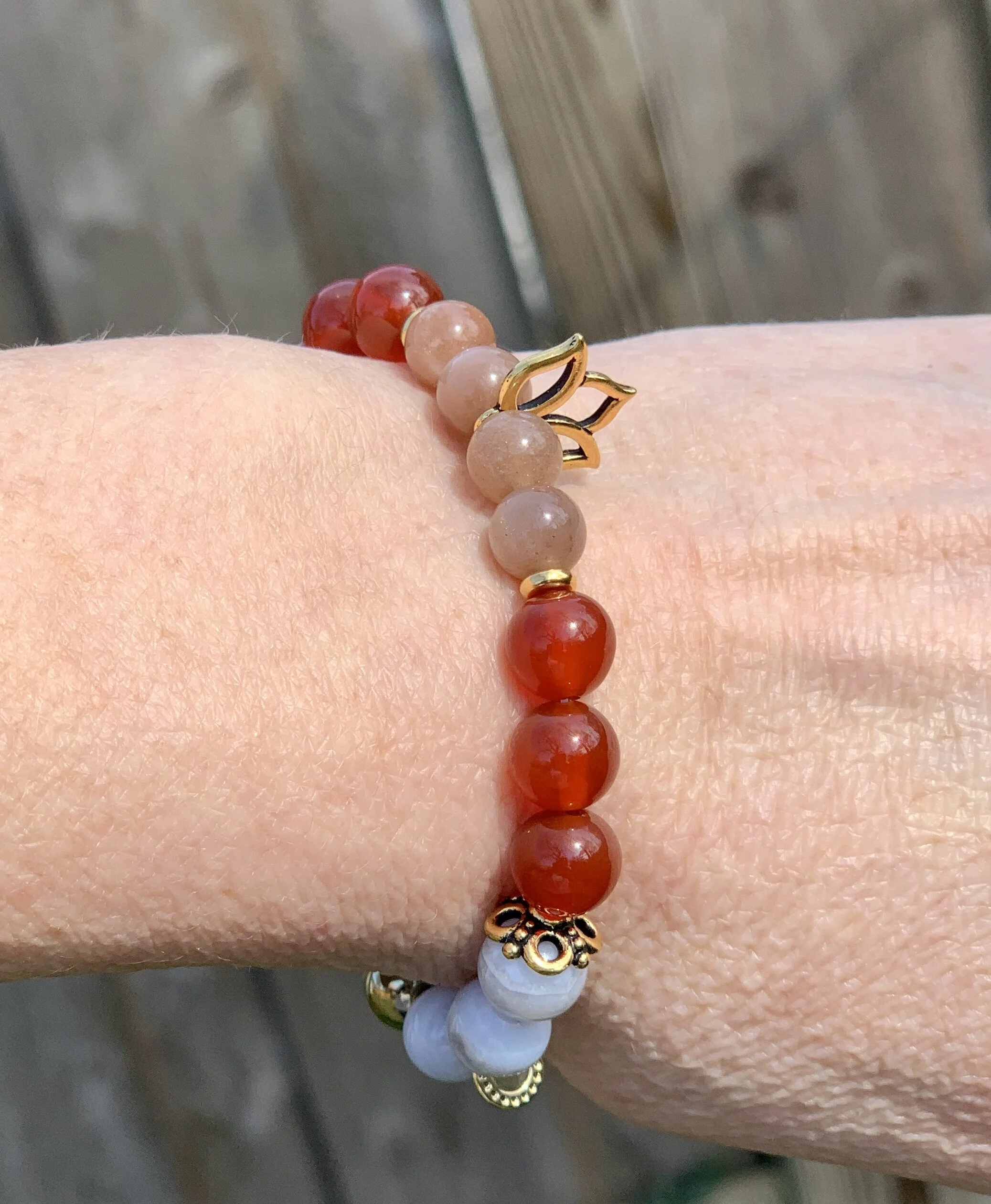 Confident and Supported Mala bracelet