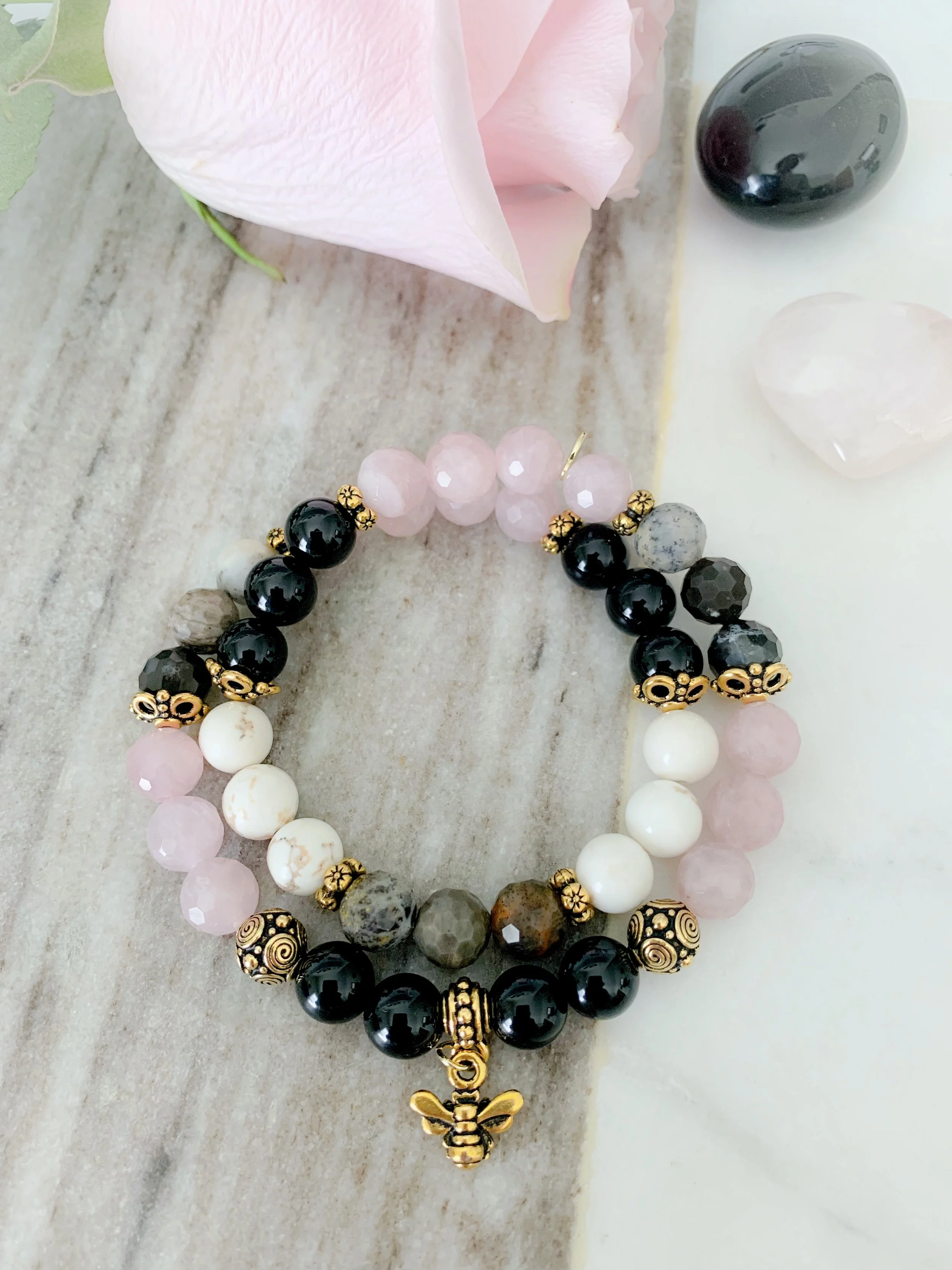 Love the Process Mala Bracelet