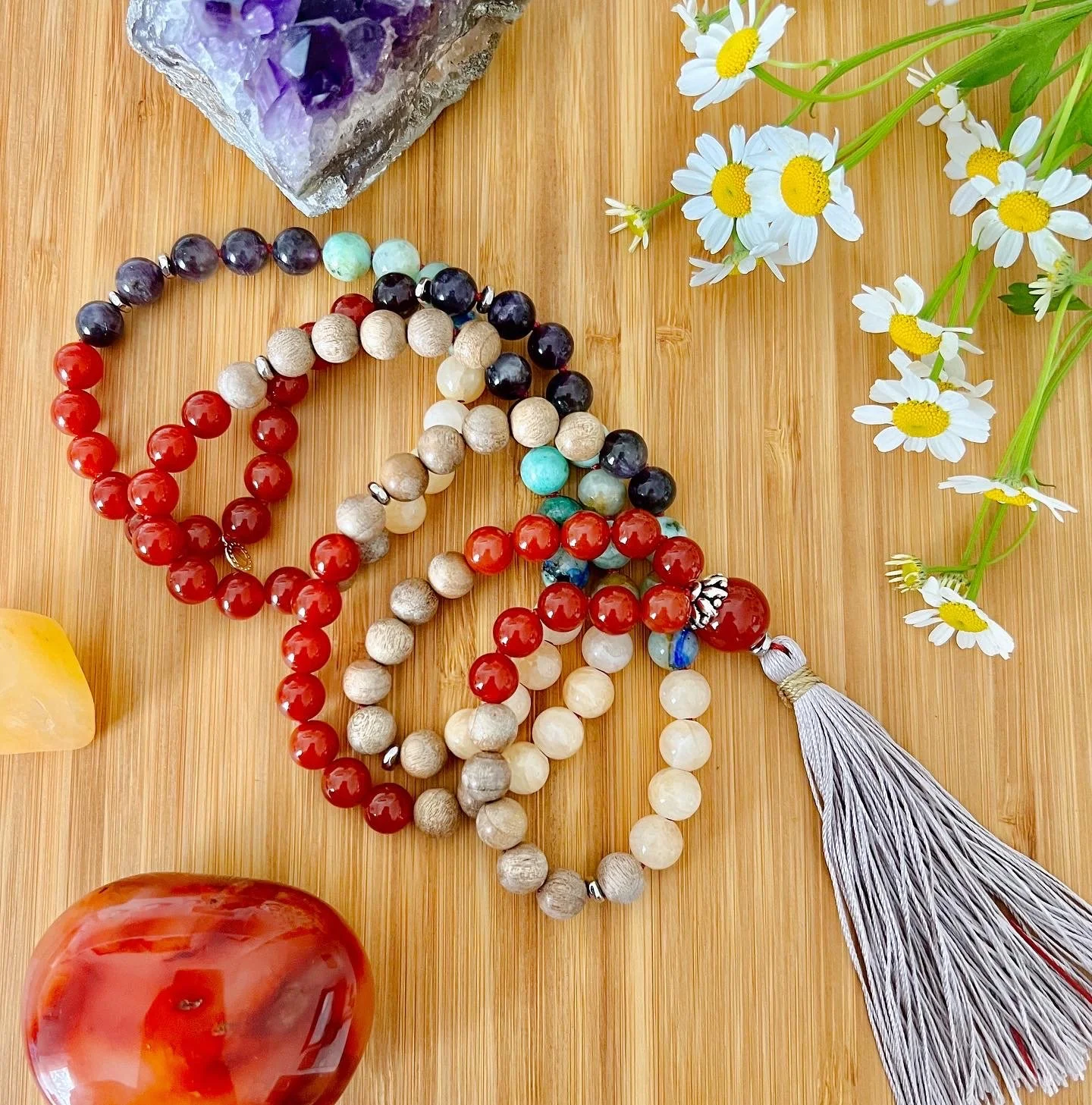 Dessert Lizard Dreaming Mala (8mm)