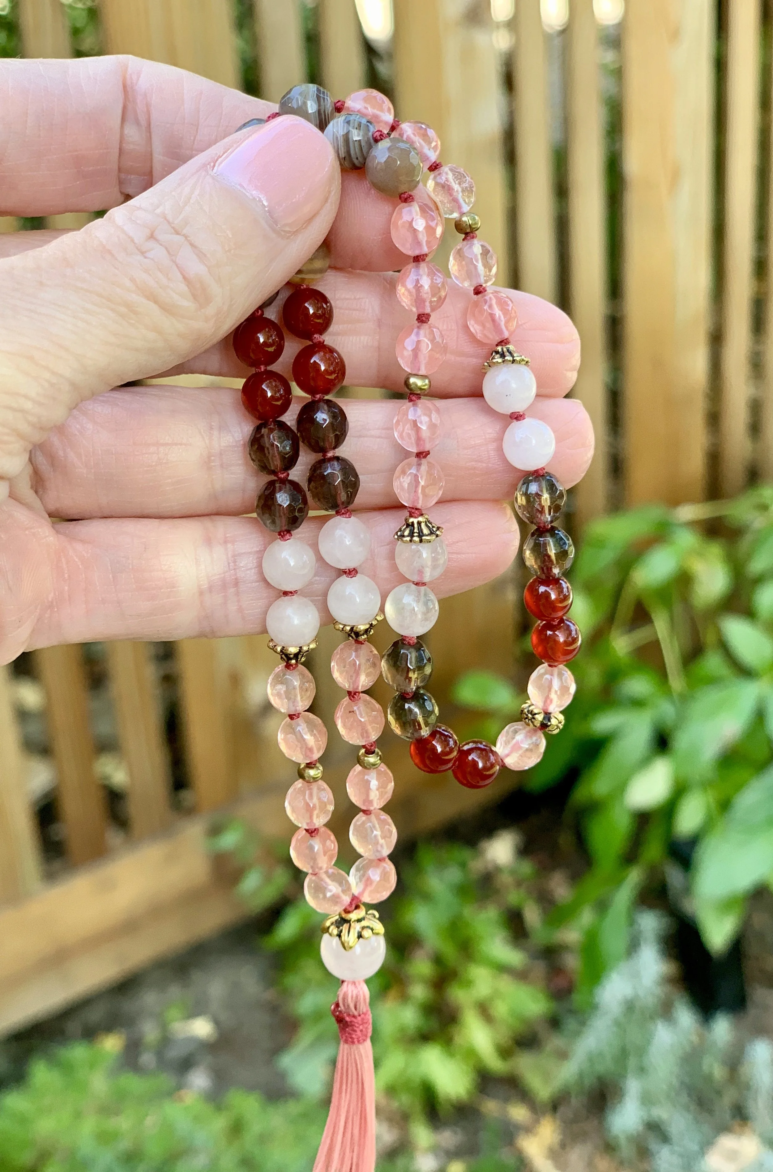 BE Love 54 Bead Pocket Mala