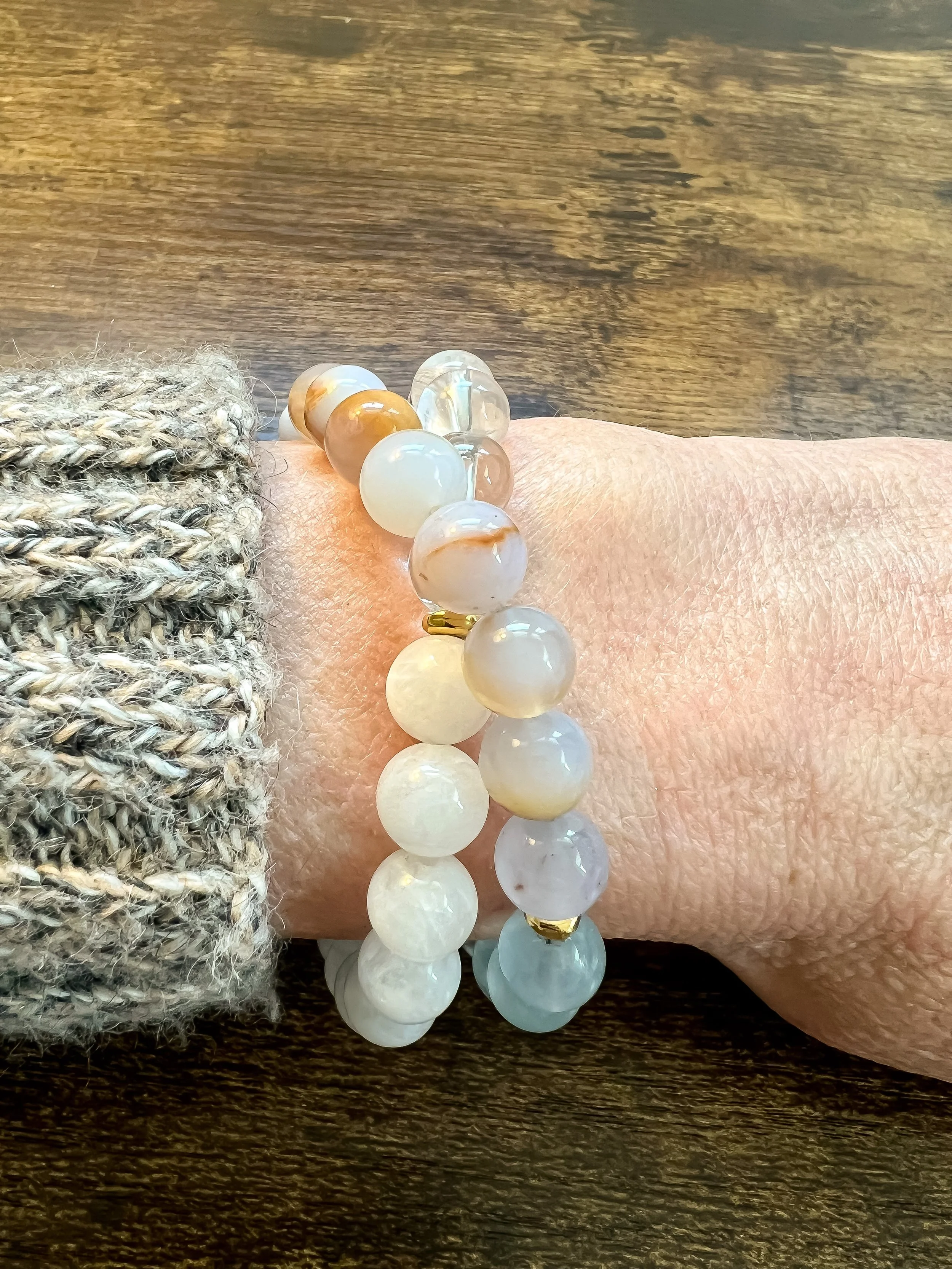 Peace and Calm Mala Wrap Bracelet