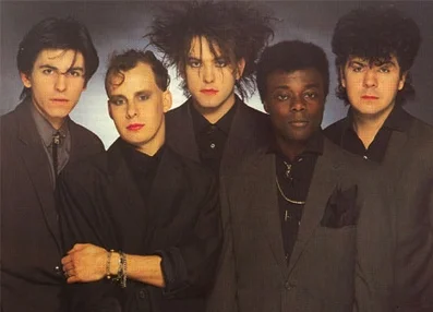 Phil Thornalley, Porl Thompson, Robert Smith, Andy Anderson, Lol Tolhurst