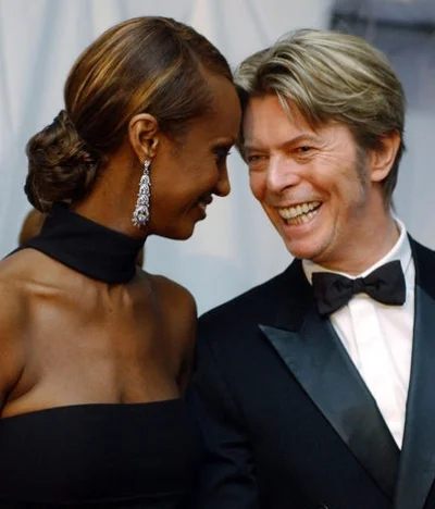 Iman and David, 2002