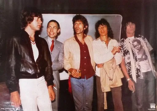 1976: Mick, Charlie, Keith, Bill, and now Ron Wood