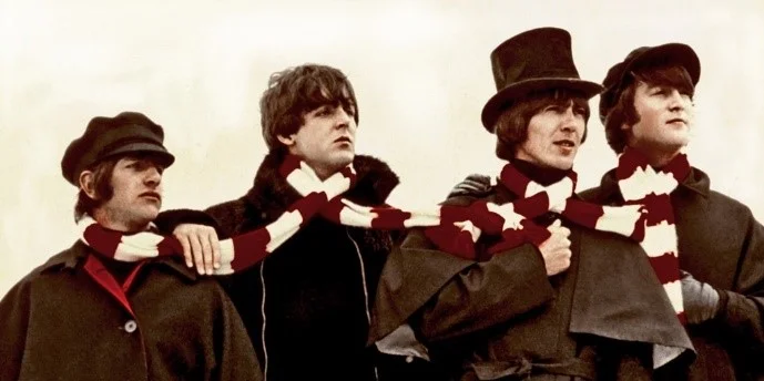 Ringo,. Paul, George, and John in Help!