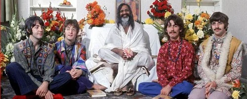 The band with the Maharishi